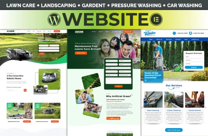 lawncare and landscaping website