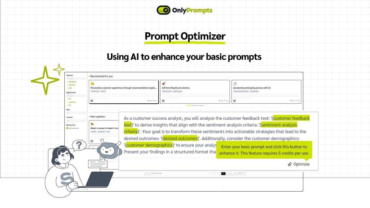 OnlyPrompts: The Best AI Prompt Generator AI Tool to Spark Your Creativity